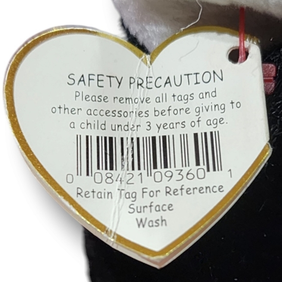 TY 1999 "Zip" Beanie Buddies - Picture 7 of 9